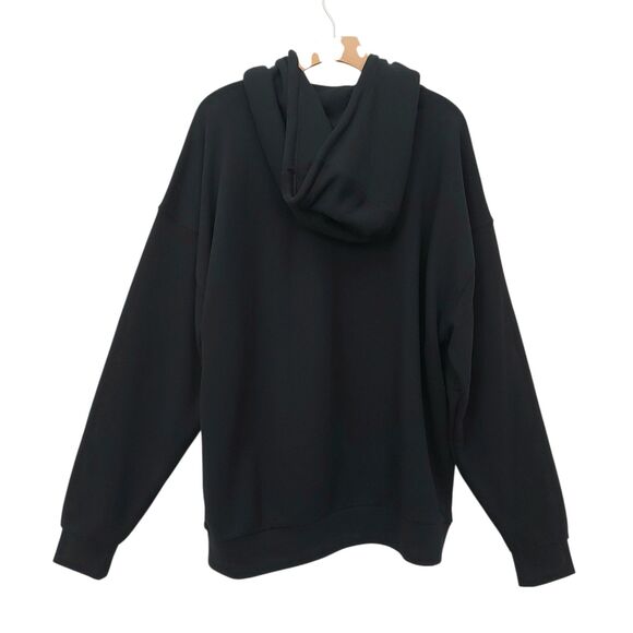 Nike Hoodie Mens Small Black Oversized Fit Cotton Training Performance Athletic - Picture 7 of 13